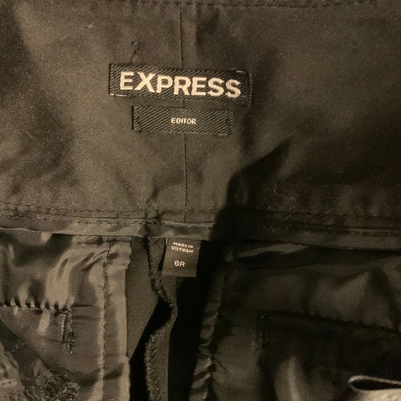 Express Editor Black Pant 6R - Picture 3 of 7